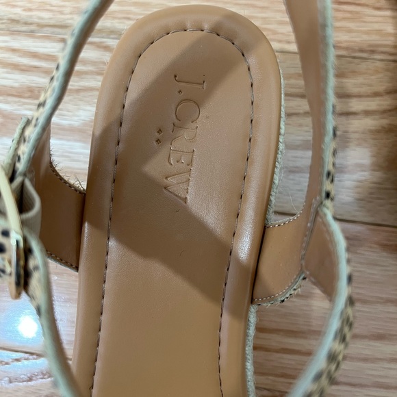 J. Crew animal print platform sandals - Picture 4 of 5